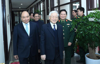 Tổng Bí thư, Chủ tịch nước Nguyễn Phú Trọng chủ trì Hội nghị Quân ủy Trung ương