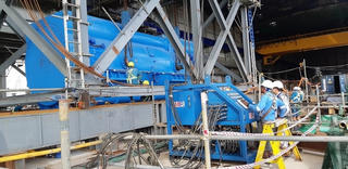 Nhà máy Nhiệt điện Sông Hậu 1 lắp đặt thành công máy phát tổ máy số 2