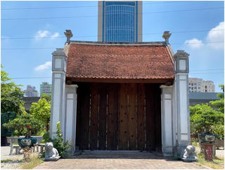 Phục dựng lại cổng làng Mông Phụ