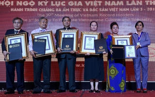 Việt Nam được công nhận thêm 5 kỷ lục thế giới