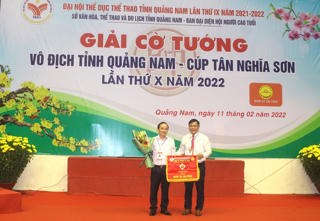 Hơn 200 kỳ thủ tham dự giải Cờ tướng tỉnh Quảng Nam lần thứ X