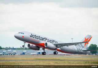 Jetstar Pacific nhận thêm máy bay Airbus A321 phục vụ khách cao điểm Hè