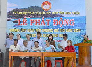 Mặt trận Ninh Thuận: Phát động hưởng ứng Ngày Môi trường thế giới năm 2020