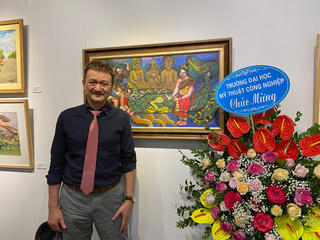 Đất nước, con người Lào và Việt Nam qua các tác phẩm nghệ thuật của hoạ sĩ Lê Dũng Cường