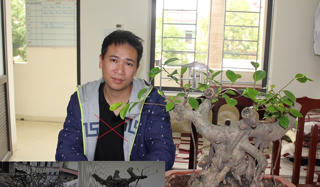 Hà Nam: Camera ‘tố’ thanh niên trộm cắp cây cảnh