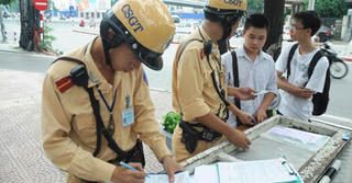 Cảnh sát giao thông Hà Nội lập biên bản vi phạm nhiều nhất nước