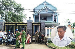 Bắt giữ hung thủ sát hại vợ con Trưởng ban Dân vận