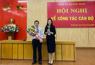 Trưởng ban Tổ chức được bầu làm Phó Bí thư Tỉnh ủy Quảng Ngãi