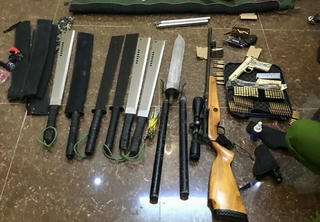 Kho súng đạn, mã tấu cạnh nhà hai cha con bị bắn ở Đà Lạt