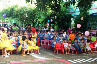 243/244 xã, phường, thị trấn hoàn thành phổ cập giáo dục mầm non cho trẻ 5 tuổi