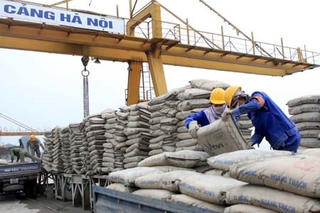 Xuất khẩu xi măng giảm mạnh