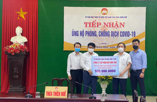 Thừa Thiên-Huế: Tiếp nhận ủng hộ bà con đồng hương tại các tỉnh, thành phía Nam
