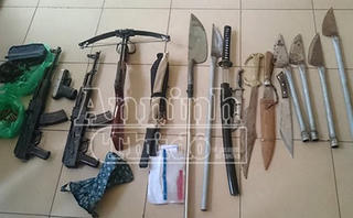Bắt được 4/6 nghi phạm xả súng tại nhà nghỉ Nam Cường
