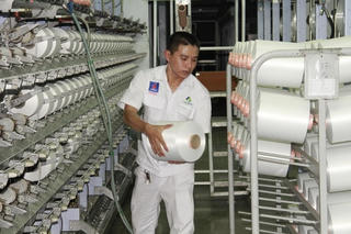 Nhà máy xơ sợi Đình Vũ tăng công suất sản xuất sợi DTY lên 900 tấn/tháng