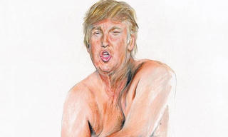 Tranh Donald Trump khỏa thân được định giá 1,4 triệu USD
