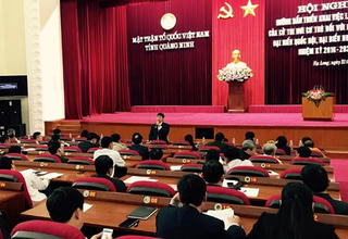 Quảng Ninh: Hội nghị hướng dẫn tổ chức lấy ý kiến cử tri nơi cư trú