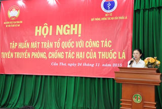 Tập huấn về phòng chống tác hại của thuốc lá