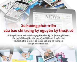 [Infographics] Xu hướng phát triển của báo chí trong kỷ nguyên kỹ thuật số