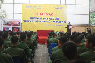 1.365 vị trí việc làm dành cho quân nhân xuất ngũ