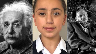 Bé gái Iran có chỉ số IQ cao hơn Albert Einstein
