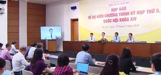 Ngày 21/5, khai mạc kỳ họp thứ 5, Quốc hội khóa XIV