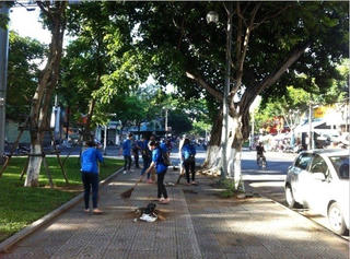 Đà Nẵng ra quân ngày chủ nhật xanh - sạch - đẹp
