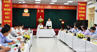 Chủ tịch Trần Thanh Mẫn làm việc với Ủy ban MTTQ Việt Nam TP Đà Nẵng