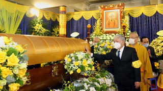 Đoàn UBTƯ MTTQ Việt Nam viếng Đại lão Hòa thượng Thích Phổ Tuệ