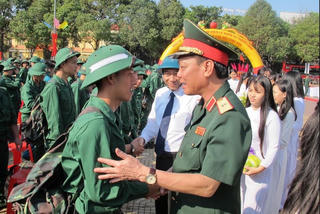 Đắk Lắk: 2.799 thanh niên hăng hái lên đường nhập ngũ