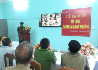 Quảng Nam: Ra mắt mô hình camera giám sát an ninh