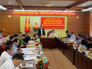 Đại tướng Tô Lâm, Bộ trưởng Bộ Công an làm việc tại tỉnh Đắk Lắk