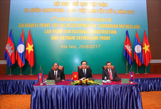 BẢN TIN MẶT TRẬN: Khai mạc Hội nghị Chủ tịch Mặt trận 3 nước Campuchia – Lào – Việt Nam lần thứ 3