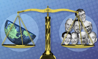 8 người giàu nhất thế giới sở hữu tài sản ngang 3,6 tỷ người