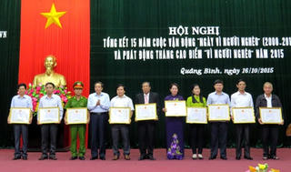 Quảng Bình: Phát động tháng cao điểm “Vì người nghèo” năm 2015
