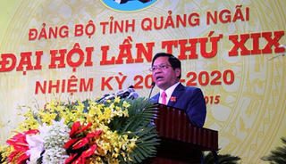 Bế mạc Đại hội Đảng bộ tỉnh Quảng Ngãi lần thứ XIX