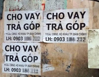 Sập bẫy vay nặng lãi