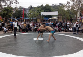 Đặc sắc giải vật dân tộc truyền thống tại lễ hội đền Cao