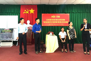 Hội thi cuộc vận động ‘Toàn dân đoàn kết xây dựng nông thôn mới, đô thị văn minh’