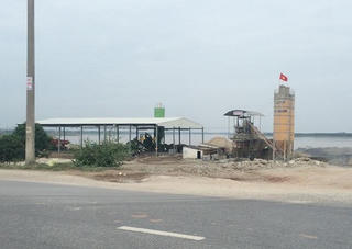 Xử lý hời hợt trạm trộn bê tông