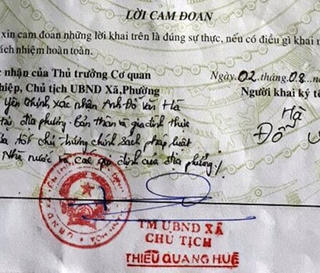Thanh Hóa: UBND tỉnh vào cuộc vụ 'bút phê' của Chủ tịch xã