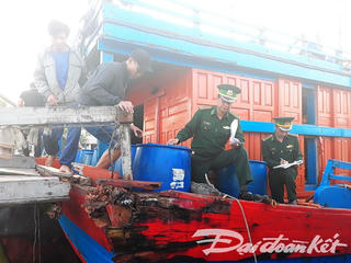 Hai tàu cá Quảng Ngãi trình báo việc bị cướp phá tài sản ở vùng biển Hoàng Sa