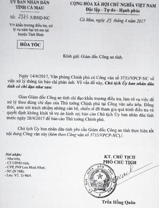 Vụ bé gái tự tử sau khi 'tố' hàng xóm xâm hại: Cà Mau yêu cầu Công an xem xét trách nhiệm