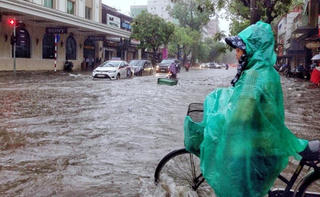 Ảnh hưởng của áp thấp nhiệt đới, đề phòng ngập úng tại các đô thị lớn