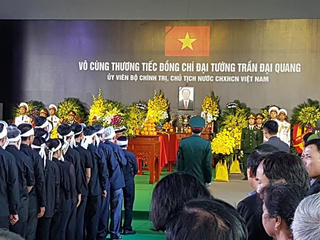Lời cảm ơn của Ban Lễ tang Nhà nước và gia đình Chủ tịch nước Trần Đại Quang