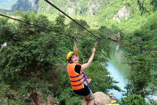 Xây dựng hệ thống zipline dài nhất thế giới ở Phong Nha – Kẻ Bàng