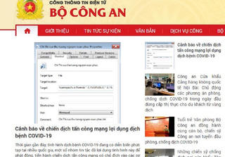 Cảnh báo tấn công mạng lợi dụng dịch bệnh