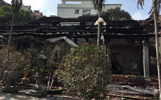 Cháy chùa Sải, có thể do chập điện