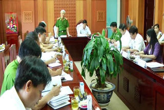 Quảng Nam: Đoàn công tác Đảng ủy Công an Trung ương làm việc với tỉnh ủy