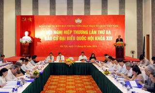 Khai mạc Hội nghị hiệp thương lần thứ ba bầu cử đại biểu Quốc hội khoá XIV