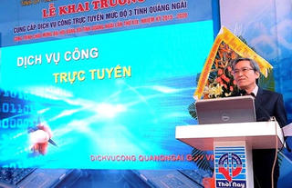 Quảng Ngãi khai trương dịch vụ công điện tử